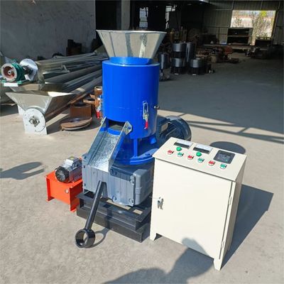 30kw Flat Die Pellet Machine For Wood Pellet Making Equipment 900kg