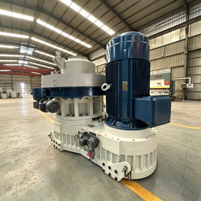 Industrial Vertical Ring Die Wood Pellet Machine (2.5-3.5 T/H) High Efficiency Biomass Pellet Mill for Sawdust, Wood Chips & Rice Husk