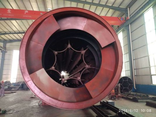 Manual Control System Wood Sawdust Dryer 1000kg/H Rotary Dryer Shavings Dryer