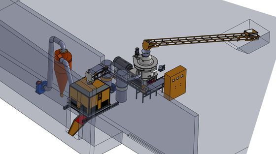 L'usine de fabrication de granulés à commande PLC de SGS
