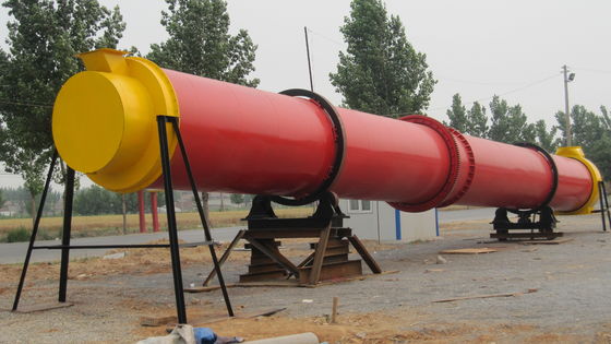 4-37kw Rotary Dryer Machine With Manual Control System Saw Dust Dryer