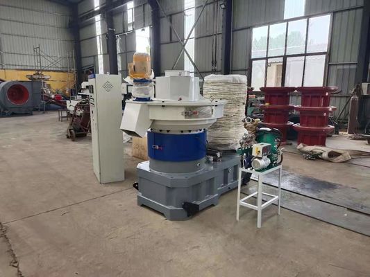 Ring Die Wood Pellet Extruder 160kw Straw Pellet Making Machine