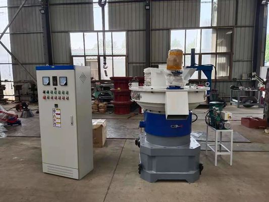 Ring Die Wood Pellet Extruder 160kw Straw Pellet Making Machine