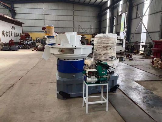 Ring Die Wood Pellet Extruder 160kw Straw Pellet Making Machine