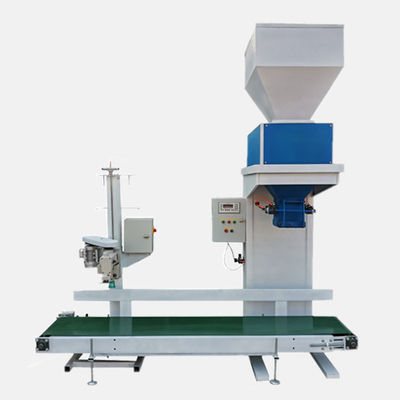 Semi Automatic Pellet Packing Machine 1.3KW Touch Screen Display Pellet Bagging  Machine