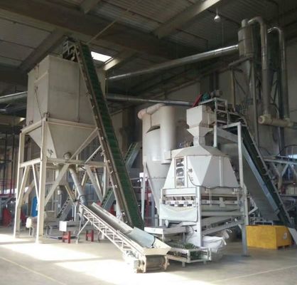 PLC Control Biomass Pellet Production Line With Paddy Husk Pellet Making Machinery