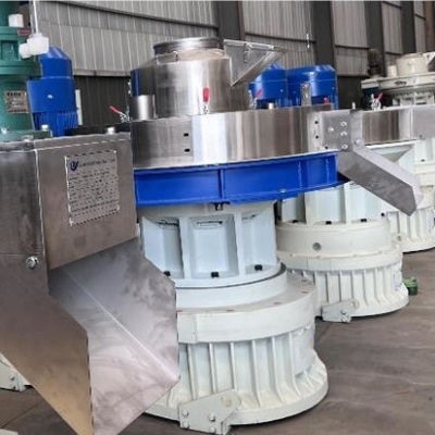 PLC Control Biomass Pellet Production Line With Paddy Husk Pellet Making Machinery