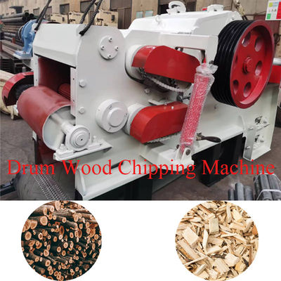 110kw Wood Chip Making Machine Carbon Steel Blade Tree Chipper Machine