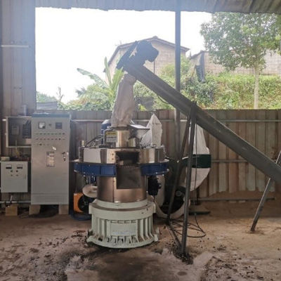 Industrial Wood Pellet Mill With Automatic Grease Pump for Roller Bearing Lubrication