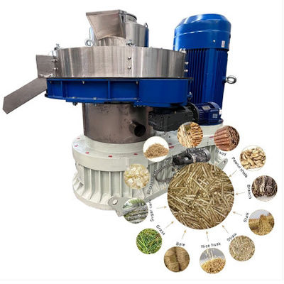 Ring Die Straw Pellet Machine Pellet Mill Press Equipment 380V 6-10mm