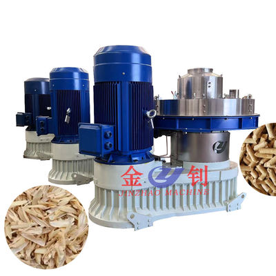 Auto Lubrication System Complete Pellet Production Line For Wood Pellets 6-12mm