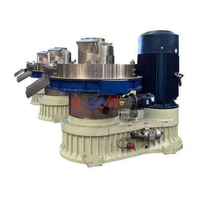 Wood Complete Pellet Production Line With 1 Year Motor / Auto Lubrication System