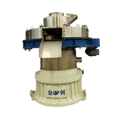 Automatic Grease Pump Black Wattle Wood Pellet Machine With Hrb Bearings Double Layer Vertical Ring Die Mould