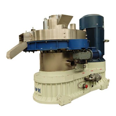 110kw Vertical Ring Die Straw Pellet Machine For Pressing Wood Sawdust Rice Husk Peanut Shell Production