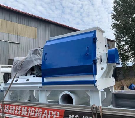 High Speed Wood Hammer Mill Machine Soybean Pod High Safety Electric Wood Hammer Mill