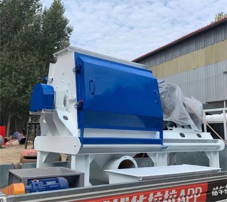 Electric Paddy Husk Hammer Mill Grinder  Industrial Wood Powder Making Machine