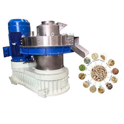 6-10mm Ring Die Wood Pellet Machine Automatic Grease Pump Wood Pellet Maker